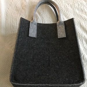 Grey Felt tote